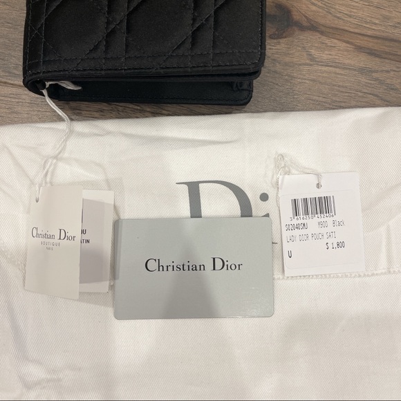 Lady Dior Satin Pouch - like new! Used only a handful of times - Picture 8 of 11